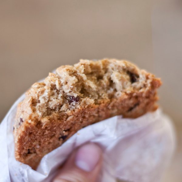 a hand holding a piece of cake