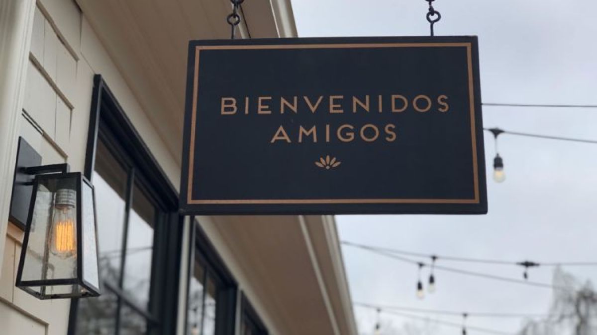 a sign on the side of a building