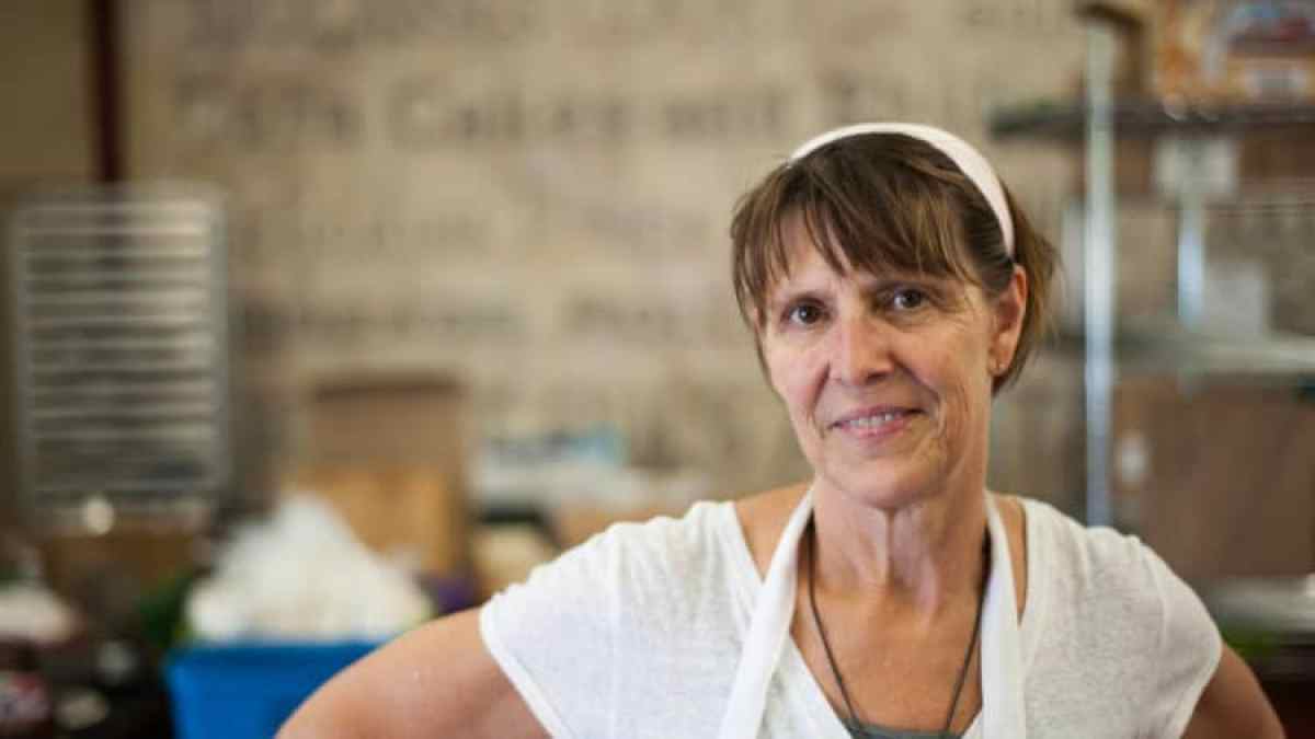 a person smiling for the camera