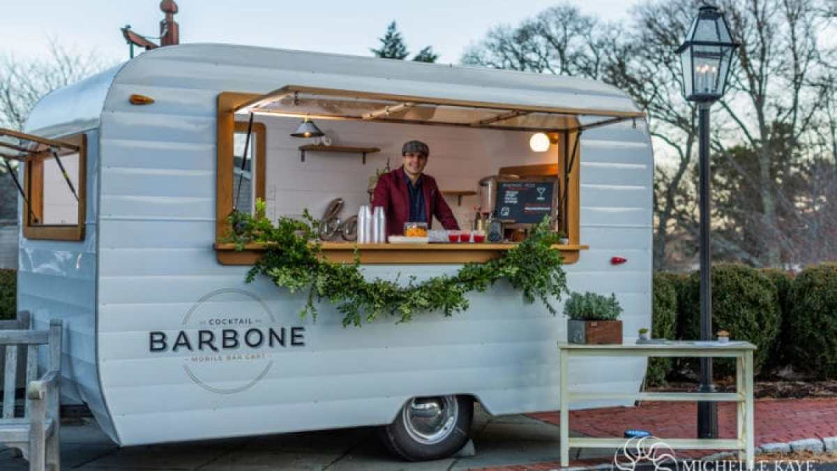 a truck is parked in front of a house